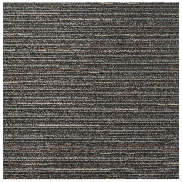 Килимна плочка Лентист тъмен кафяв 50 x 50 cm 4 pcs ПП и Битум