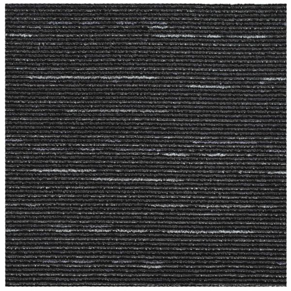 Килимна плочка Сифтен черен 50 x 50 cm 20 pcs ПП и Битум
