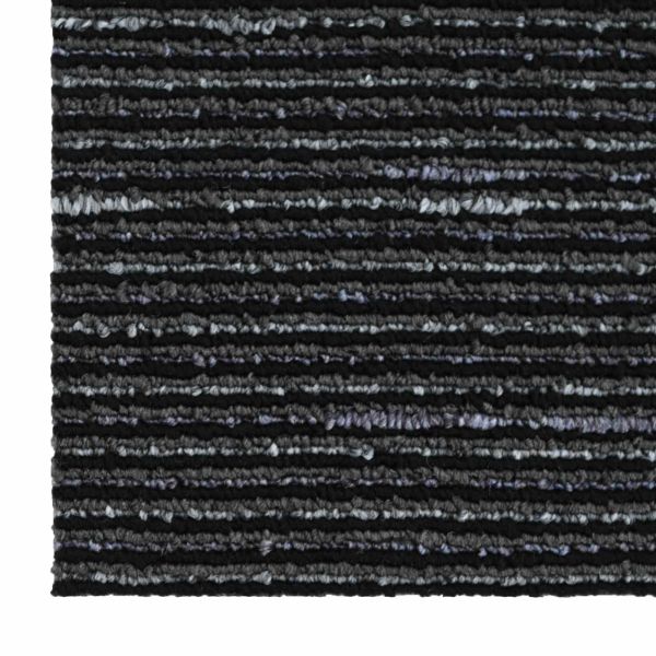Килимна плочка Сифтен черен 50 x 50 cm 36 pcs ПП и Битум
