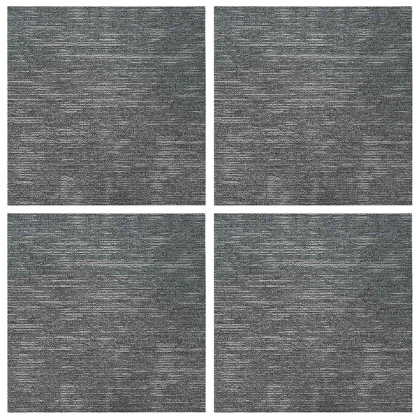 Килимна плочка Скалисто сиво 50 x 50 cm 4 pcs ПП и Битум