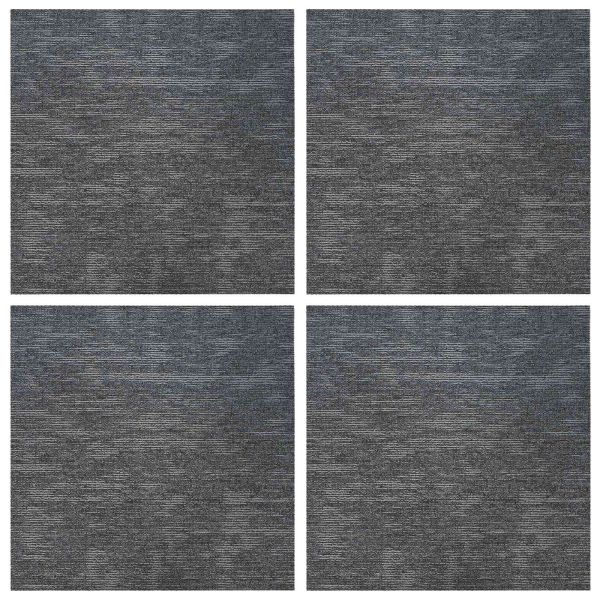 Килимна плочка Небесносиво 50 x 50 cm 4 pcs ПП и Битум