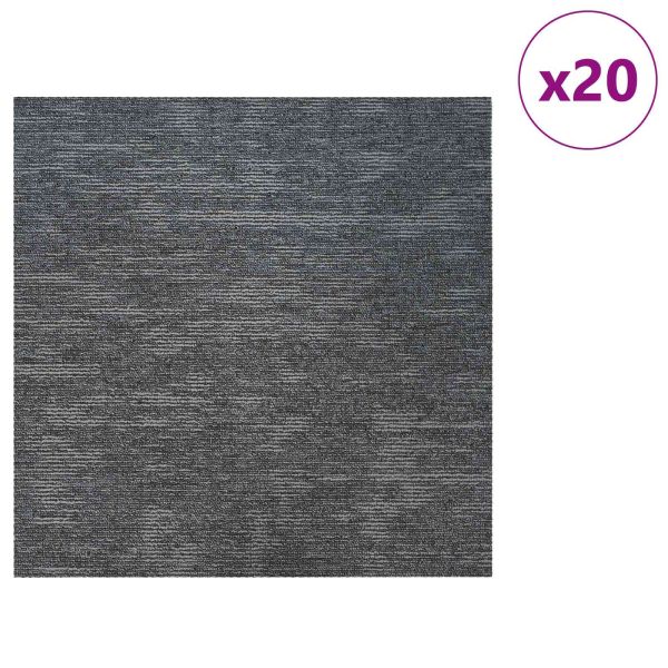 Килимна плочка Небесносиво 50 x 50 cm 20 pcs ПП и Битум