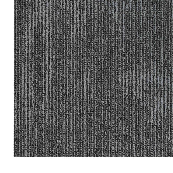 Килимна плочка Въгленово сиво 50 x 50 cm 36 pcs ПП и Битум