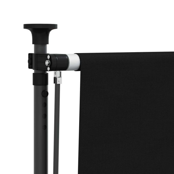 Външна ролкова завеса Черно 150 x 270 cm