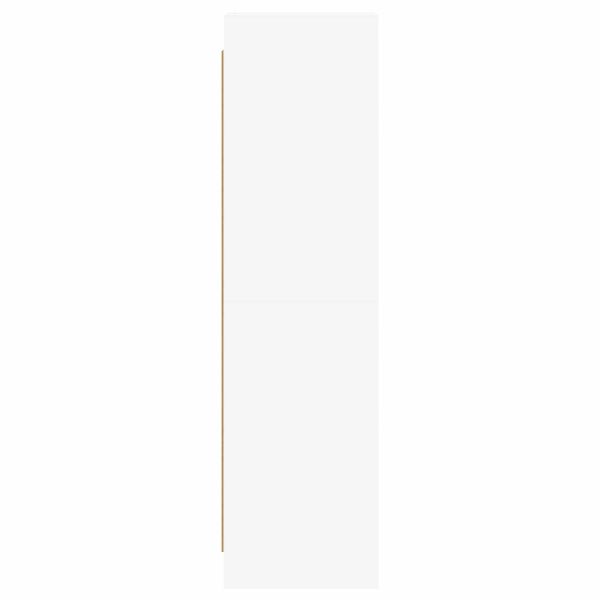 Библиотека Бяло 30 x 30 x 111 см Инженерна дървесина