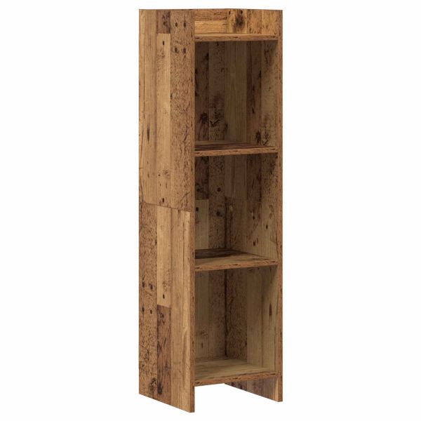 Библиотека Старо дърво 30 x 30 x 111 см Инженерна дървесина