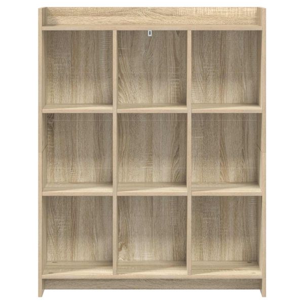 Библиотека Дъб сонома 87,5 x 30 x 111 см Инженерна дървесина