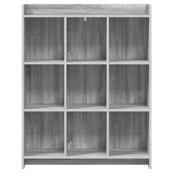 Библиотека Сив Сонома 87,5 x 30 x 111 см Инженерна дървесина