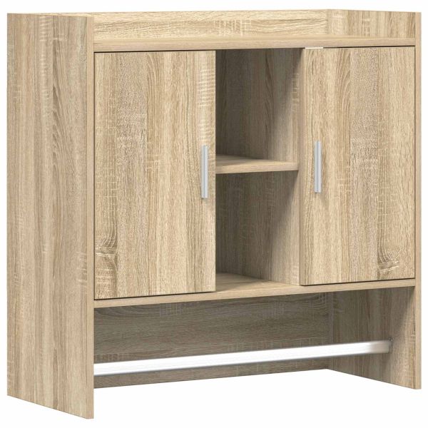 Стенен рафт Монтиране на стена Дъб сонома 80 x 36 x 80 см