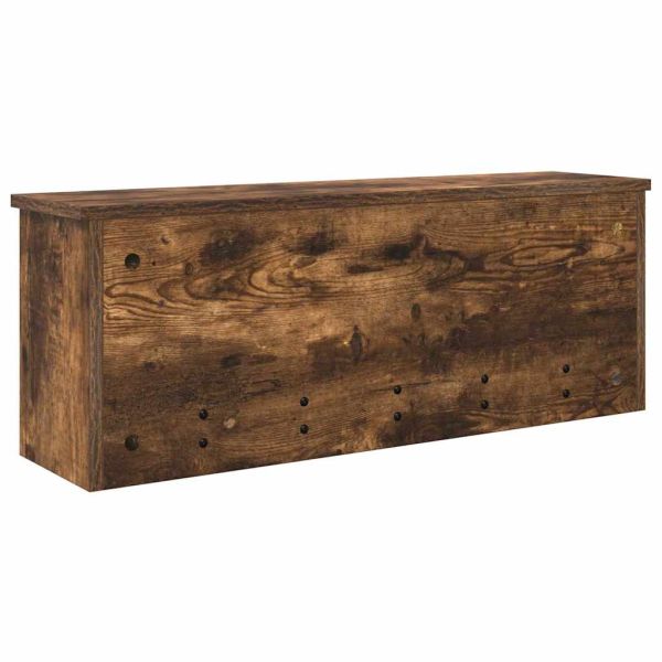 Стенен закачалка за палта с рафт Димян дъб 80 x 20 x 30 cm