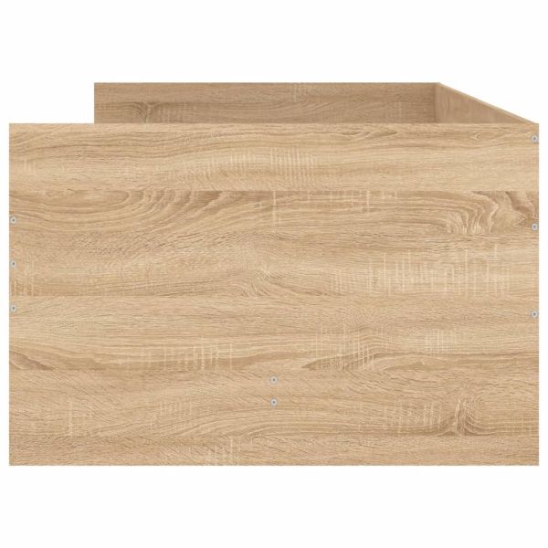 Рамка за легло с чекмеджета дъб сонома 75x190 см Small Single