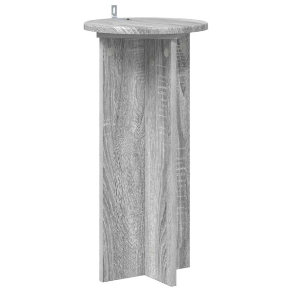 Стойка за растения 2 pcs Сива сонома 29,5 x 29,5 x 60 см