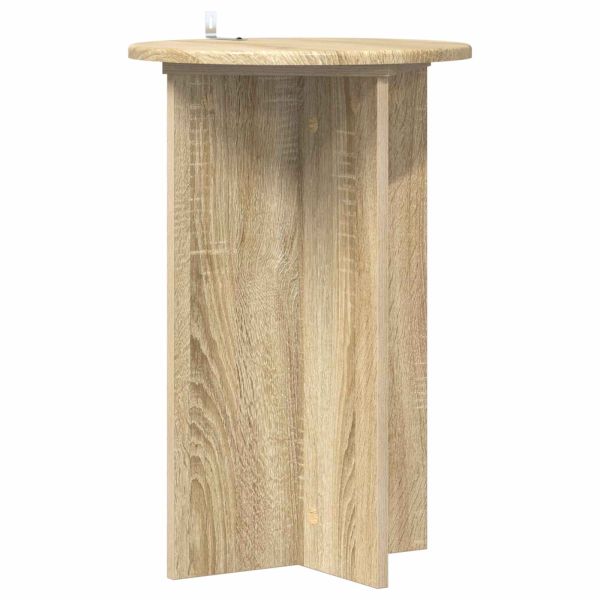 Стойка за растения 2 pcs Дъб сонома Ø40 x 60 см