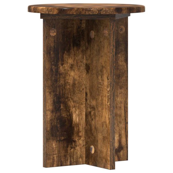 Стойка за растения 2 pcs Опушен дъб Ø29,5 x 40 см