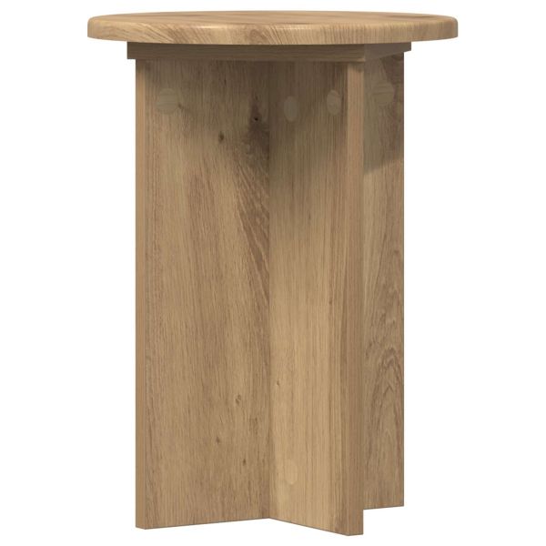 Стойка за растения 2 pcs Дъб артизан Ø29,5 x 40 см