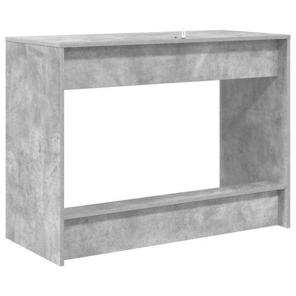Легло с бюро Бетонно сиво Инженерна дървесина 100 x 45 x 75 cm