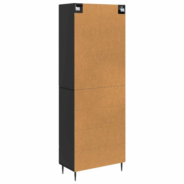 Комплект шкафове 2 pcs Черно 66 x 34,5 x 90 см
