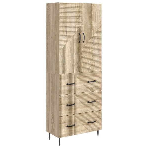 Комплект шкафове 2 pcs Дъб сонома 66 x 34,5 x 90 см