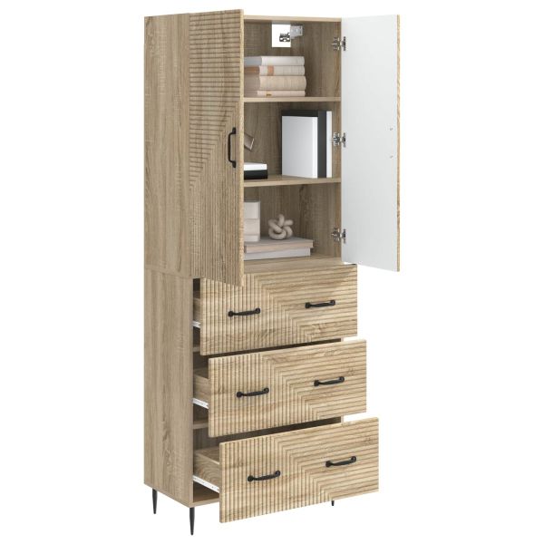 Комплект шкафове 2 pcs Дъб сонома 66 x 34,5 x 90 см