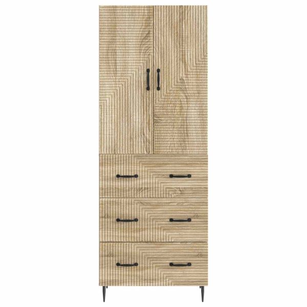 Комплект шкафове 2 pcs Дъб сонома 66 x 34,5 x 90 см