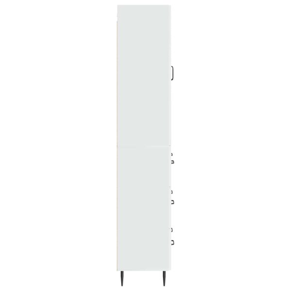 Комплект шкафове 2 pcs Бял гланц 66 x 34,5 x 90 см