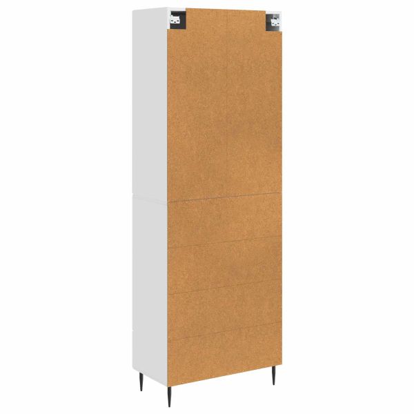 Комплект шкафове 2 pcs Бял гланц 66 x 34,5 x 90 см
