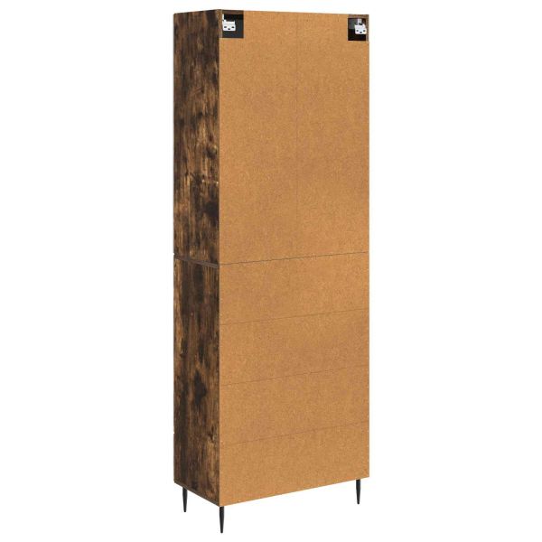 Комплект шкафове 2 pcs Опушен дъб 66 x 34,5 x 90 см