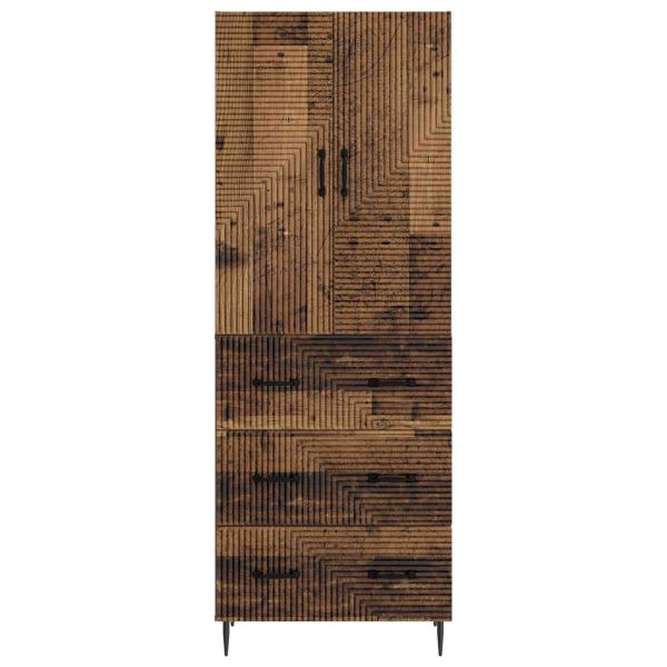 Комплект шкафове 2 pcs Старо дърво 66 x 34,5 x 90 см