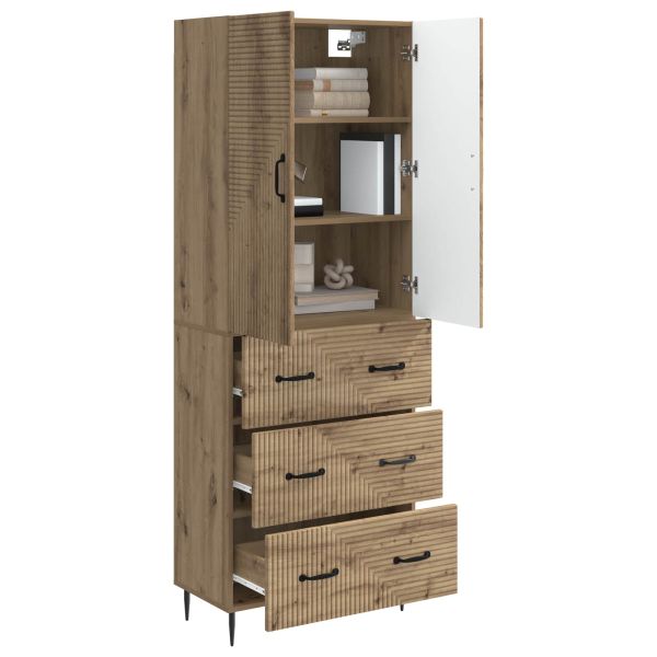 Комплект шкафове 2 pcs Дъб артизан 66 x 34,5 x 90 см