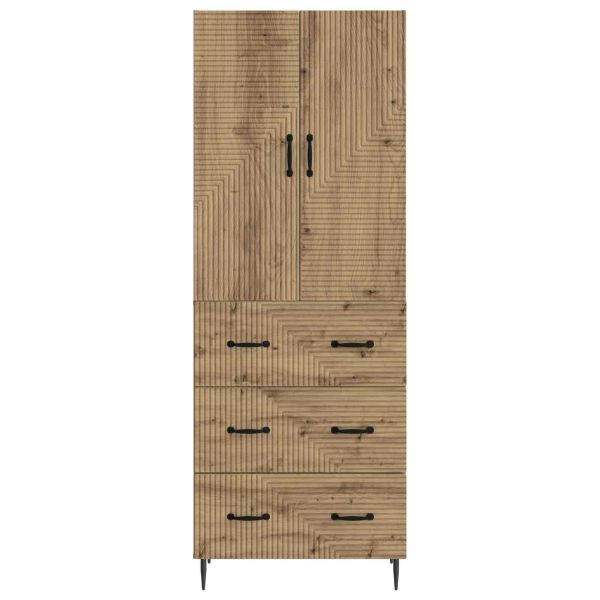 Комплект шкафове 2 pcs Дъб артизан 66 x 34,5 x 90 см