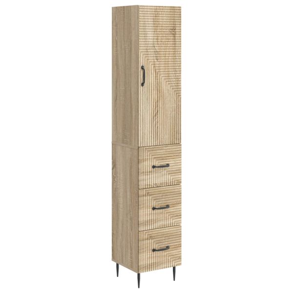 Комплект шкафове 2 pcs Дъб сонома 33 x 34,5 x 90 см