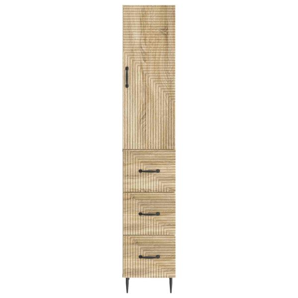 Комплект шкафове 2 pcs Дъб сонома 33 x 34,5 x 90 см