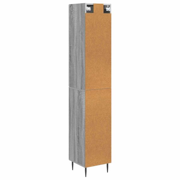 Комплект шкафове 2 pcs Сив Сонома 33 x 34,5 x 90 см