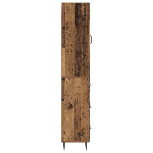 Комплект шкафове 2 pcs Старо дърво 33 x 34,5 x 90 см