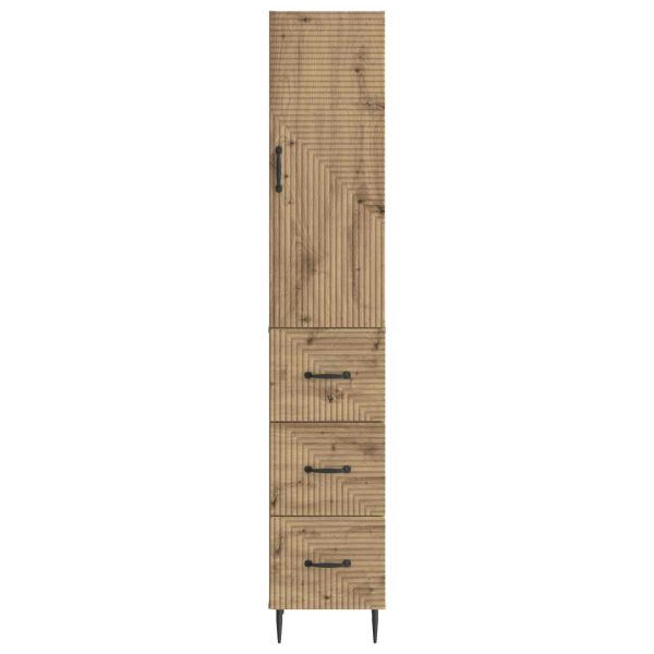 Комплект шкафове 2 pcs Дъб артизан 33 x 34,5 x 90 см