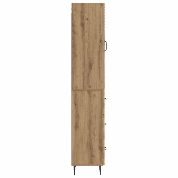 Комплект шкафове 2 pcs Дъб артизан 33 x 34,5 x 90 см
