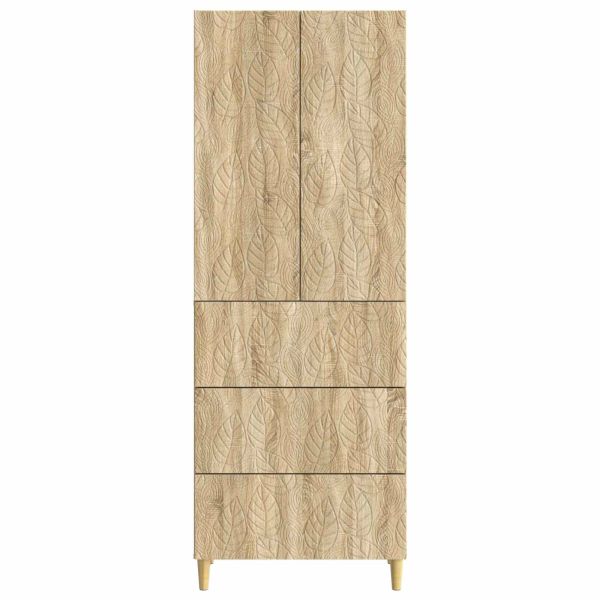 Комплект шкафове 2 pcs Дъб сонома 66 x 34,5 x 90 см