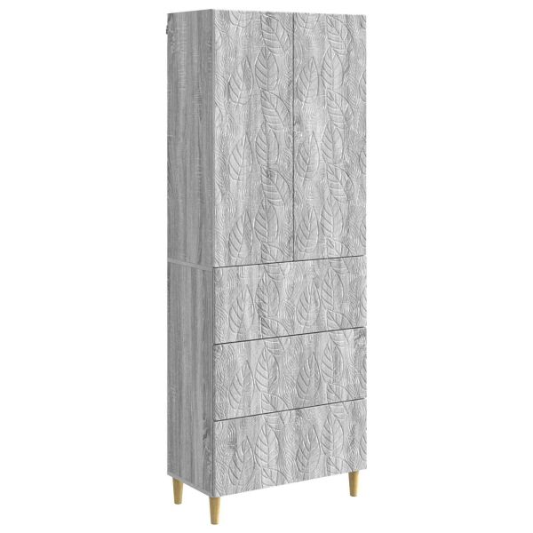 Комплект шкафове 2 pcs Сив Сонома 66 x 34,5 x 90 см
