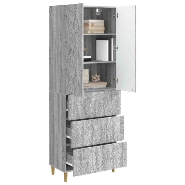 Комплект шкафове 2 pcs Сив Сонома 66 x 34,5 x 90 см