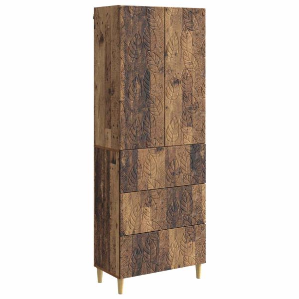 Комплект шкафове 2 pcs Старо дърво 66 x 34,5 x 90 см