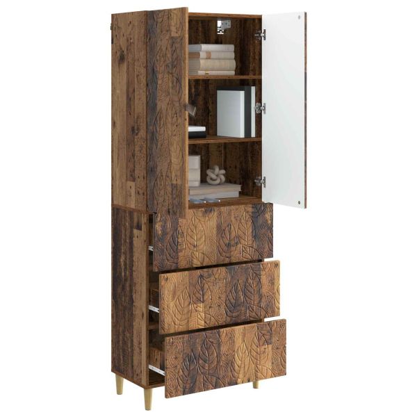 Комплект шкафове 2 pcs Старо дърво 66 x 34,5 x 90 см