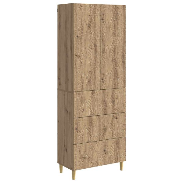 Комплект шкафове 2 pcs Дъб артизан 66 x 34,5 x 90 см
