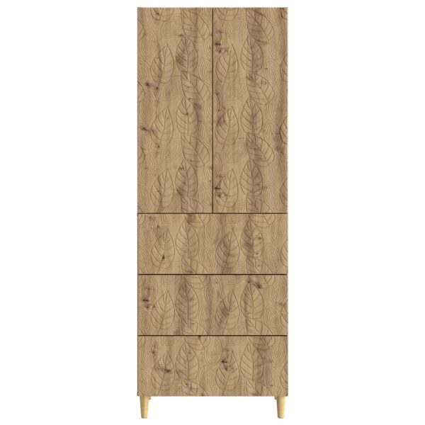 Комплект шкафове 2 pcs Дъб артизан 66 x 34,5 x 90 см
