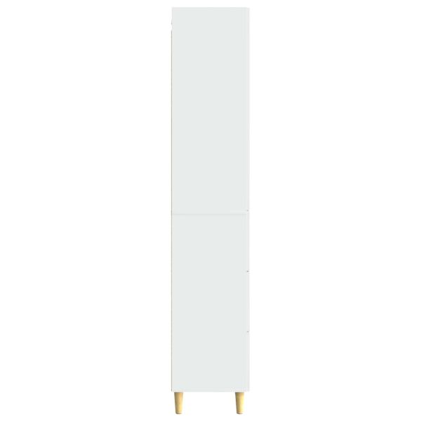 Комплект шкафове 2 pcs Бял гланц 33 x 34,5 x 90 см