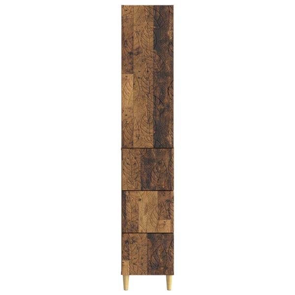 Комплект шкафове 2 pcs Старо дърво 33 x 34,5 x 90 см
