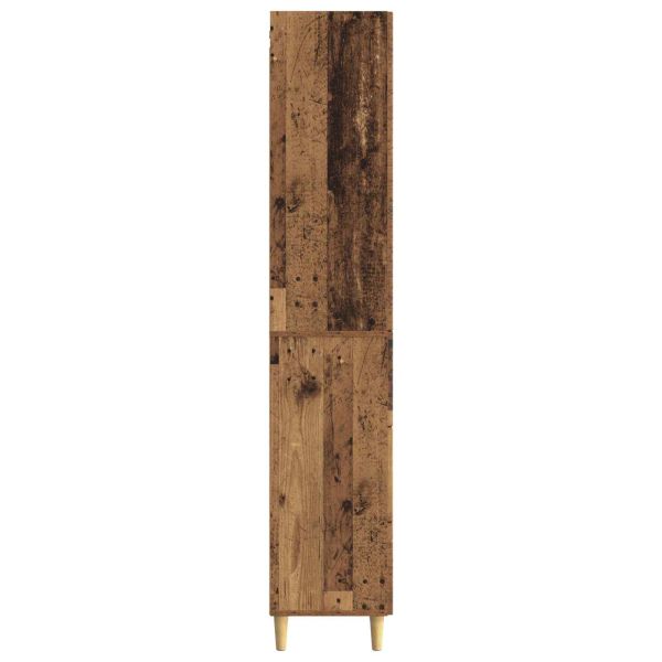 Комплект шкафове 2 pcs Старо дърво 33 x 34,5 x 90 см