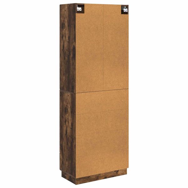 Комплект шкафове 2 pcs Опушен дъб 66 x 34,5 x 87 см