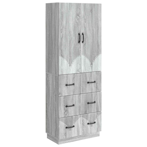 Комплект шкафове 2 pcs Сив Сонома 66 x 34,5 x 87 см