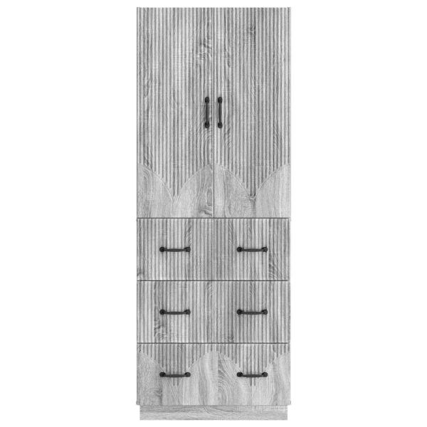 Комплект шкафове 2 pcs Сив Сонома 66 x 34,5 x 87 см