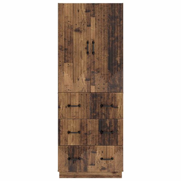 Комплект шкафове 2 pcs Старо дърво 66 x 34,5 x 87 см